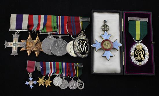 A WW2 Military Cross group to Major Leonard Elliot Dickson, CBE, MC